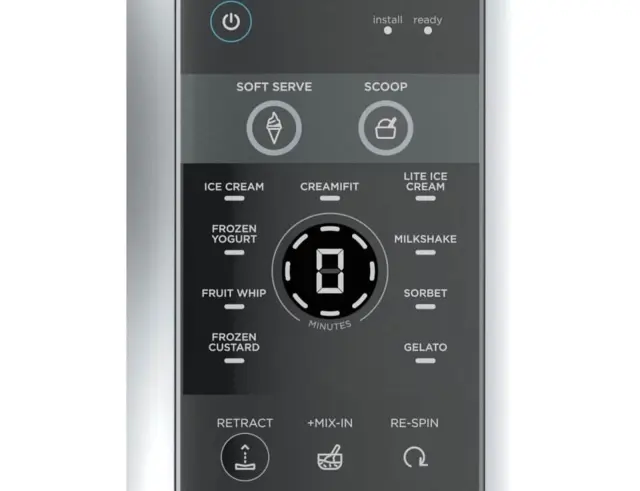 Παγωτομηχανή Ninja CREAMi Scoop & Swirl NC701EU με 13 προγράμματα, ισχύ 800W και χωρητικότητα 480ml - ΑσημίNC701EU 3