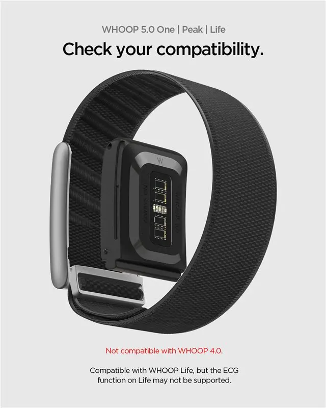 Spigen Fabric Band WBF3, black - Whoop 5.0 2