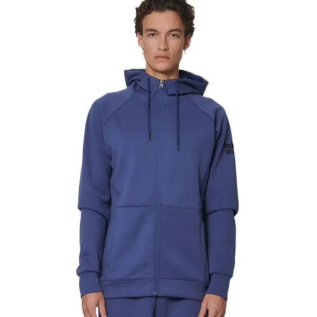 Body Action Men's Sport Gym Tech Zip Hoodie Μπλε Σκούρο 073521-04 (Body Action) - XXLarge