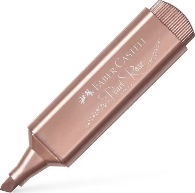 Μαρκαδόρος Υπογράμμισης Faber Castell 1546 Μεταλλικός Ροζέ