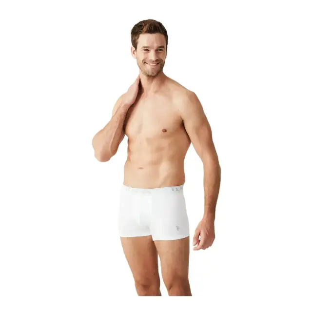 U.S. Polo ASSN. Ανδρικό Boxer Classic Logo - Τριπλό Πακέτο, Χρώμα Σκ.Μπλε-Λευκό-Κόκκινο - S 2