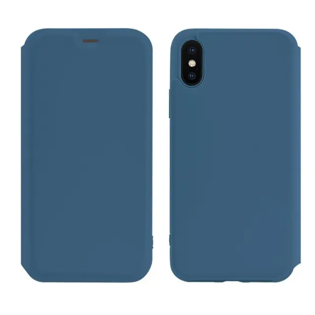Θήκη Hoco Colorful Series Liquid Silicone για Apple iPhone XS Max Μπλε