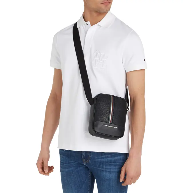 Τσάντα TOMMY HILFIGER Th Central Mini Reporter 11837 Μαύρο 2