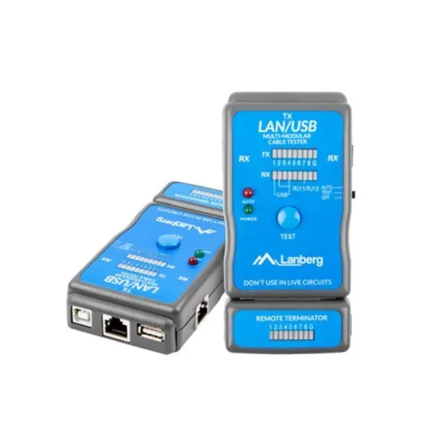 Lanberg Network LAN Tester RJ45 / RJ11 / USB Cable (NT-0403)
