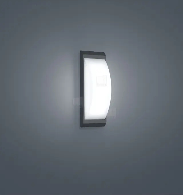 KAPO Φωτιστικό Τοίχου LED 8W Graphite IP54 Dimmable Γραφίτης
