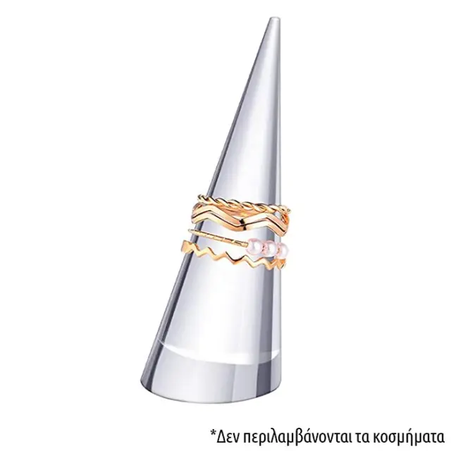Ακρυλικό Σταντ Κοσμημάτων Clear 2.5x6.9cm - 1τεμ