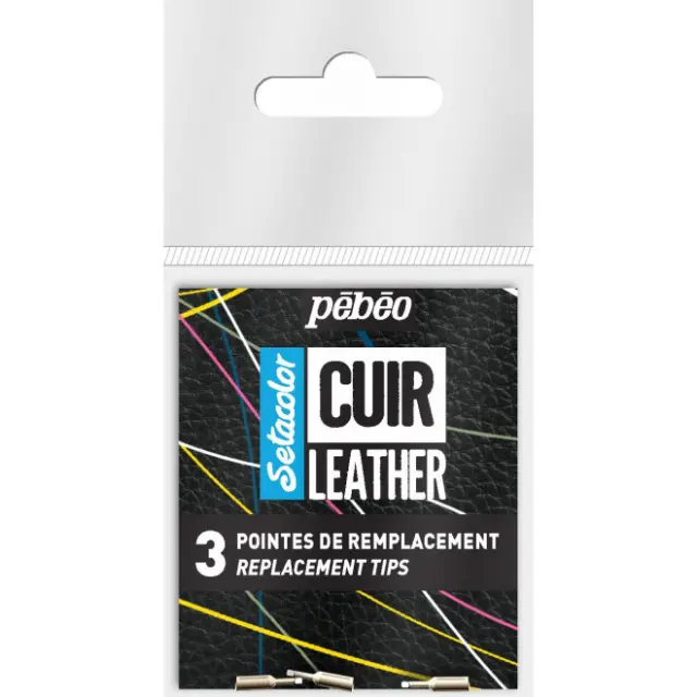Pebeo Ανταλλακτικές Μύτες Για Μαρκαδόρους Setacolor Leather 0.7mm - 3τεμ