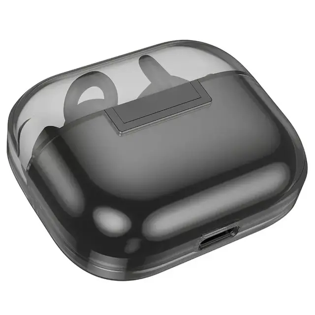 Hoco In-ear Bluetooth Handsfree Ακουστικά με Θήκη Φόρτισης Μαύρα EW22 3