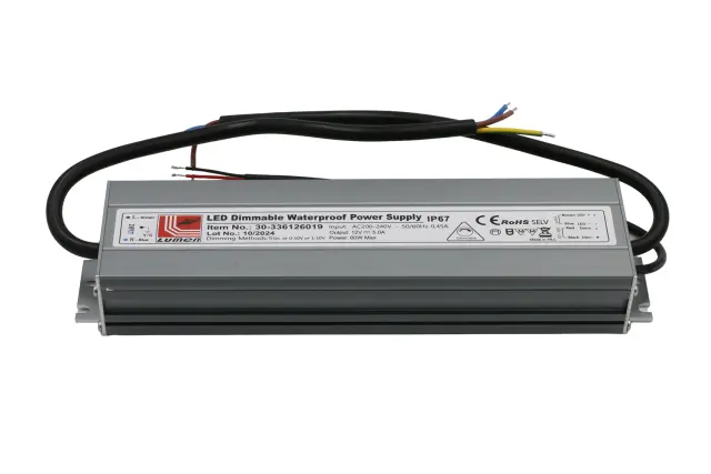 ΤΡΟΦΟΔΟΤΙΚΟ ΣΤΕΓΑΝΟ ΝΤΙΜΑΡΙΖΟΜΕΝΟ 230V/12VDC 60W IP67