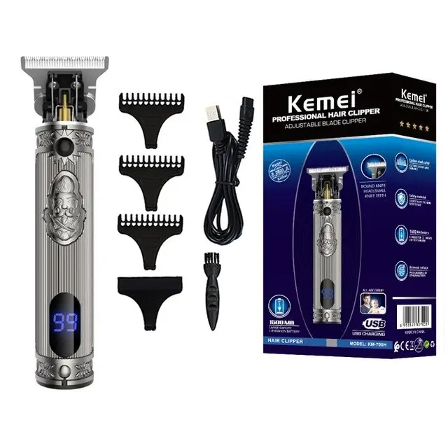 Kemei KM-700H - Επαναφορτιζόμενη κουρευτική μηχανή 2