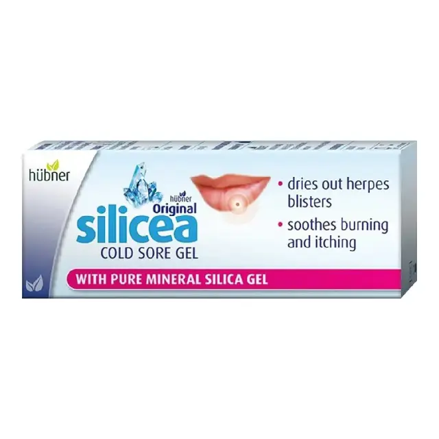 Hubner Silicea Cold Sore Lip Gel Γέλη Εξωτερικής Χρήσης Άμεση Αντιμετώπιση του Επιχείλιου Έρπητα, 2g