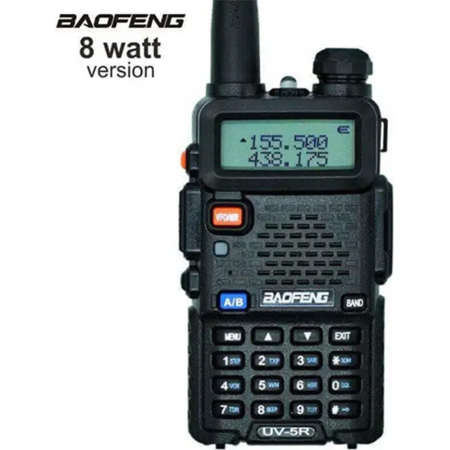 Baofeng UV-5R (8W) Ασύρματος Πομποδέκτης UHF/VHF 8W με Μονόχρωμη Οθόνη