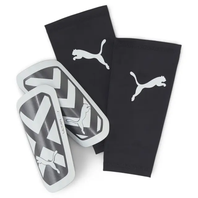 Puma Ultra Light Sleeve Guards (030873-03) - Λευκό-Μαύρο - XL