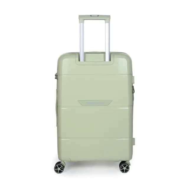 Βαλίτσα σκληρή Newcom (PP) μεσαία N1595/60 Πράσινο - Small 3