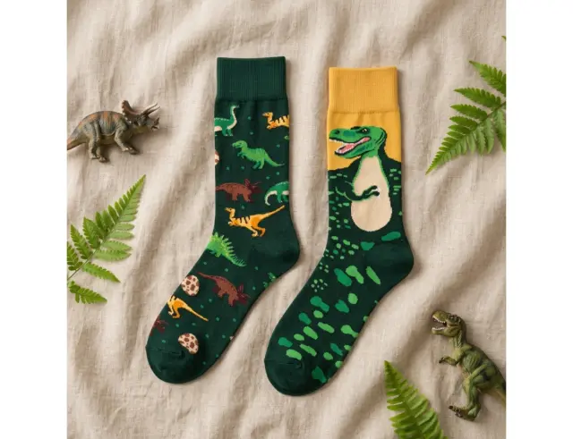 Κάλτσες The Dinosaurs Many Mornings με μέγεθος 35-38 - ΕνηλίκωνThe Dinosaurs Regular 35-38