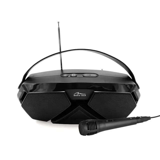 Φορητό Ηχείο Bluetooth Media-Tech Playbox Scout MT3171 8W RMS, AUX-IN, 3.5mm, BT 5.0, USB, Micro SD, Πολύχρωμο Φωτισμό 3