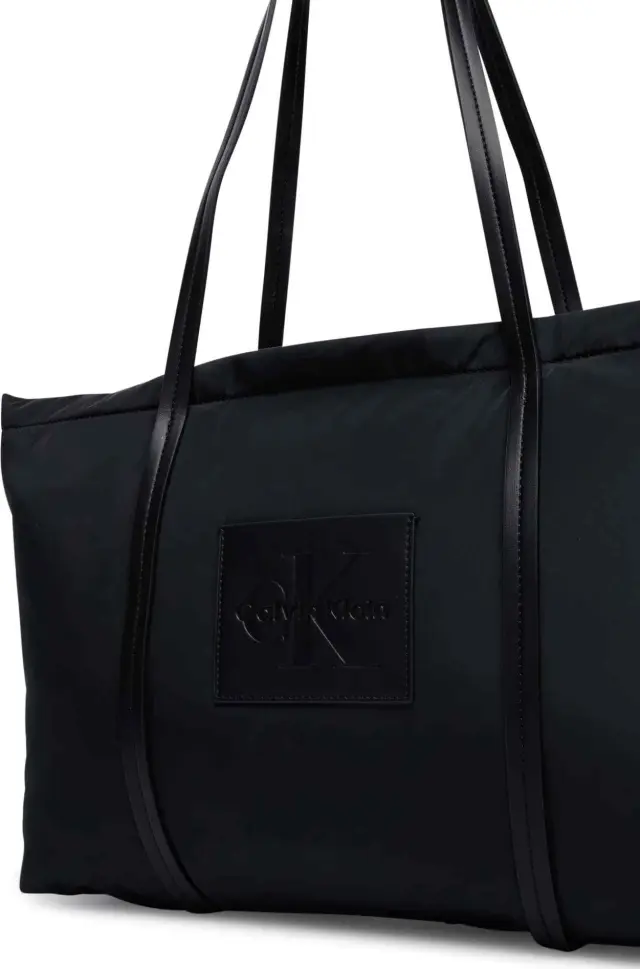 Calvin Klein Γυναικεία Μεσαία Τσάντα Medium Nylon Tote Μαύρο 2