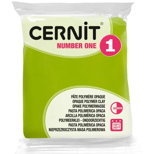 Πολυμερικός Πηλός Cernit Number One No601 - Lime Green - 56gr
