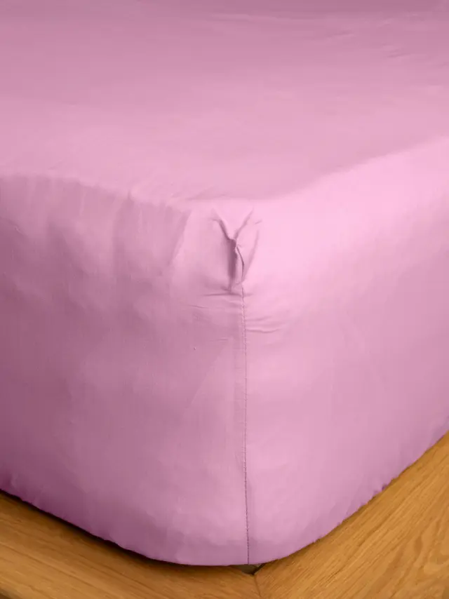 Κατωσέντονο Cotton Feelings με λάστιχο 102 Lila Υπέρδιπλο (180x200+30) Sunshine