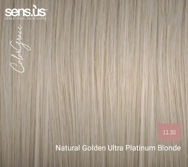 Sensus Color Grace M3K 11.30 Natural Golden Ultra Platinum Blonde 100ml - (μόνιμη βαφή φυσικό υπερ πλατινέ ξανθό ντορέ) 2