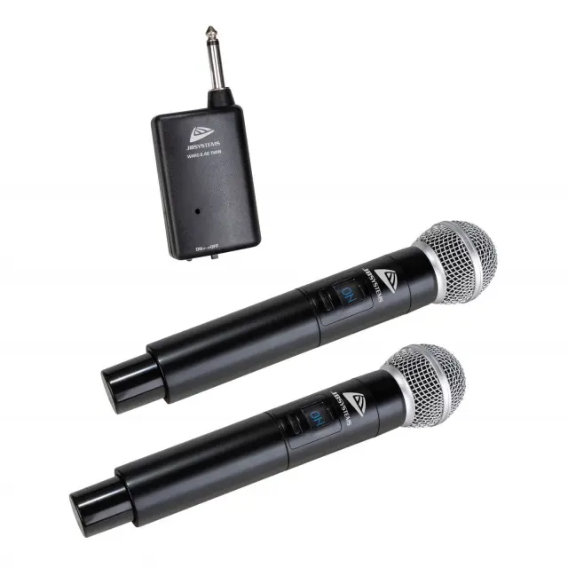 JBSYSTEMS WMIC-2.4G TWIN ΣΕΤ ΑΣΥΡΜΑΤΩΝ ΜΙΚΡΟΦΩΝΩΝ
