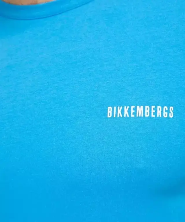 Bikkembergs - Ανδρικό T-shirt Κοντομάνικο BKK2MTS01-BLUE Γαλάζιο 2