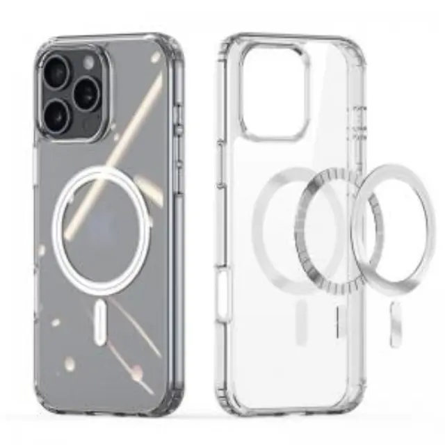 Θήκη TPU & PC Dux Ducis Apple iPhone 16 Pro Magnetic MagSafe Clin Διάφανο N65798 2