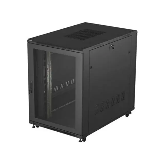Lanberg Καμπίνα Rack 19" 15U 600x600 Black (FF01-6615-23B) 2