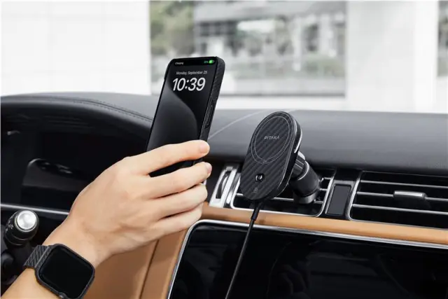 Pitaka MagEZ Car Mount Pro 2 Qi2 3