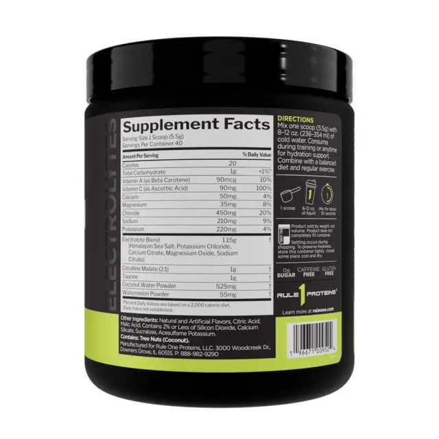 Rule1 Hydration lemon-lime, 40-servings 3