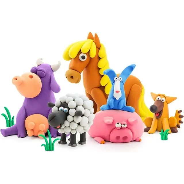 Hey Clay® Set Παιδικός Πυλός- Animals 3