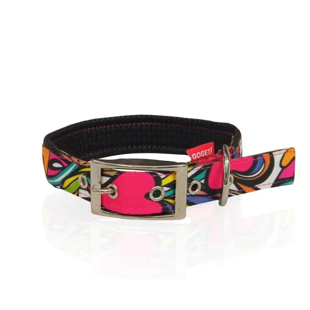 Pet Interest Motivo Κολάρο Σκύλου Cuori Πολύχρωμο XLarge 2.5x65cm