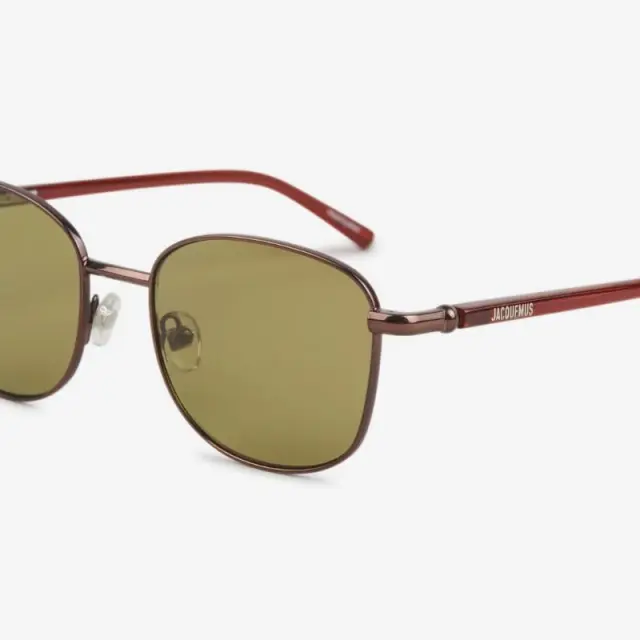 Γυαλιά Ηλίου Jacquemus Jac 161 JAC161C2SUN Καφέ Μεταλλικό - 54 3