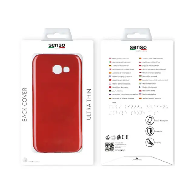 Θήκη Σιλικόνης Senso Flex Case Για Samsung Galaxy A3 2017 Red 2