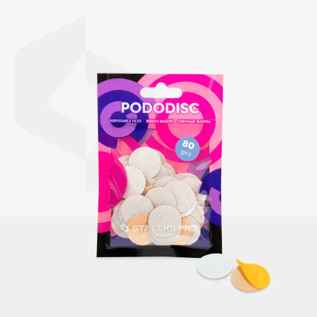 Staleks Pododisc M PDF-20-80w – Ανταλλακτικά Αυτοκόλλητα Φύλλα Λίμας (50τμχ) 2