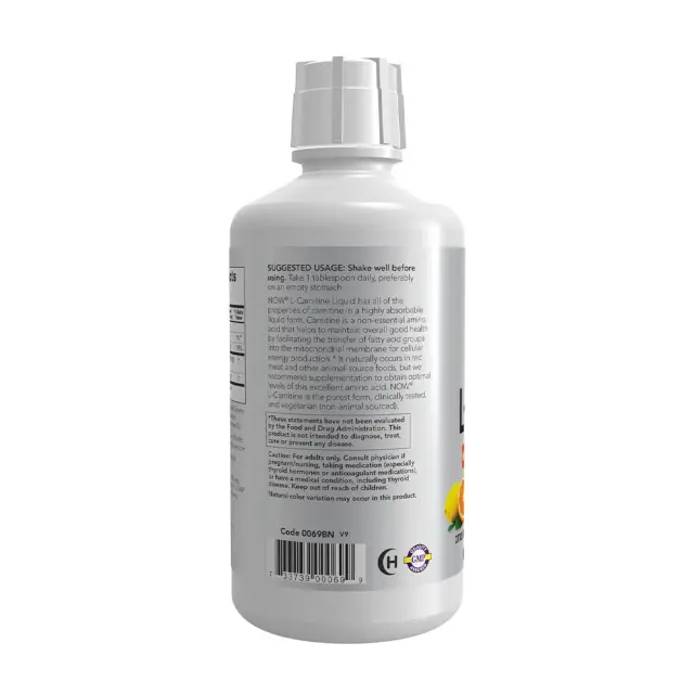 Now Foods L-Carnitine Liquid 1000 mg Citrus, 946 ml 3