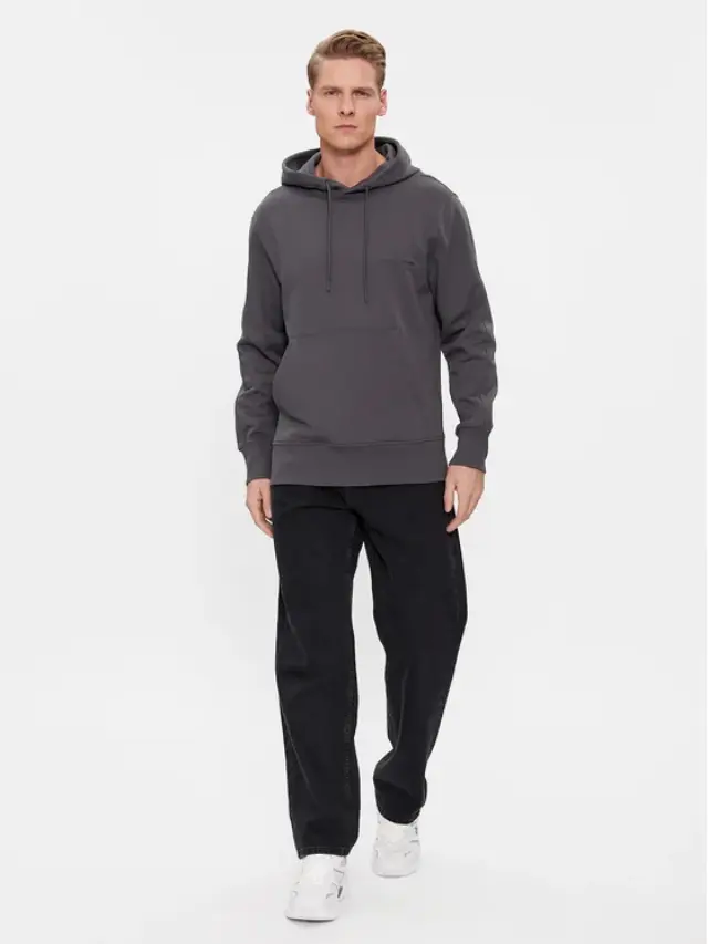 Calvin Klein - Institutional Ανδρικό Φούτερ Regular Fit J30J324620-PSM Γκρι - XL 2