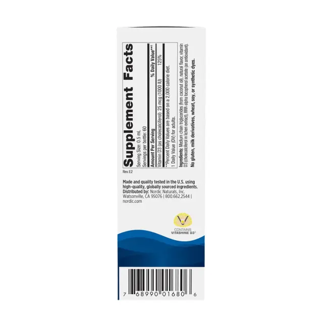 Nordic Naturals Plant-Based Vitamin D3 Liquid 2