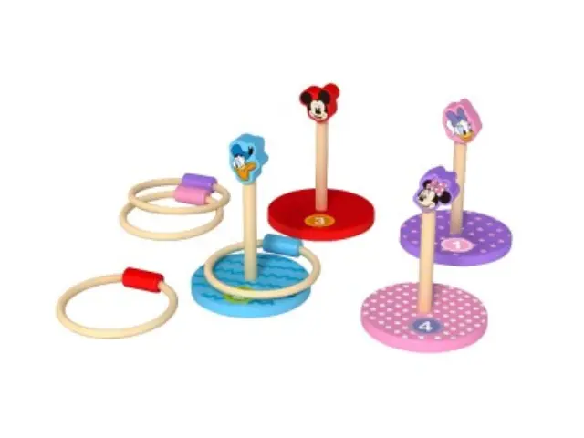 Tooky Toy :: Ξύλινο Παιχνίδι με Κρίκους Ήρωες της Disney