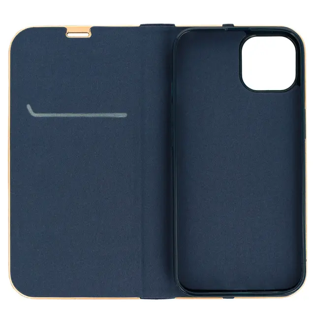 Θήκη Book with frame for Iphone 13 Mini Navy Blue 2