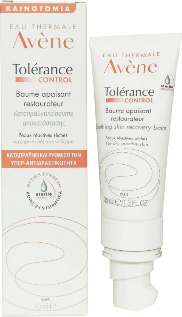 Avene Tolerance Control Soothing Skin Recovery Balm Καταπραϋντικό Balm Προσώπου για το Υπερευαίσθητο/Αντιδραστικό/Αλλεργικό Δέρμα, 40ml