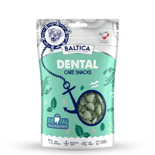 BALTICA Przysmaki regionów Dental with algae and mint - dog treat - 100g