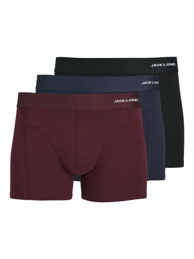 JACBASIC BAMBOO TRUNKS 3 PACK NOOS - Port Royale - S