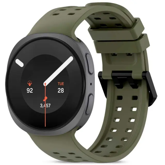 Tech-protect Silicone Air Samsung Galaxy Watch 8 / 9 / Classic (40 / 44 / 46 Mm) Olive Green