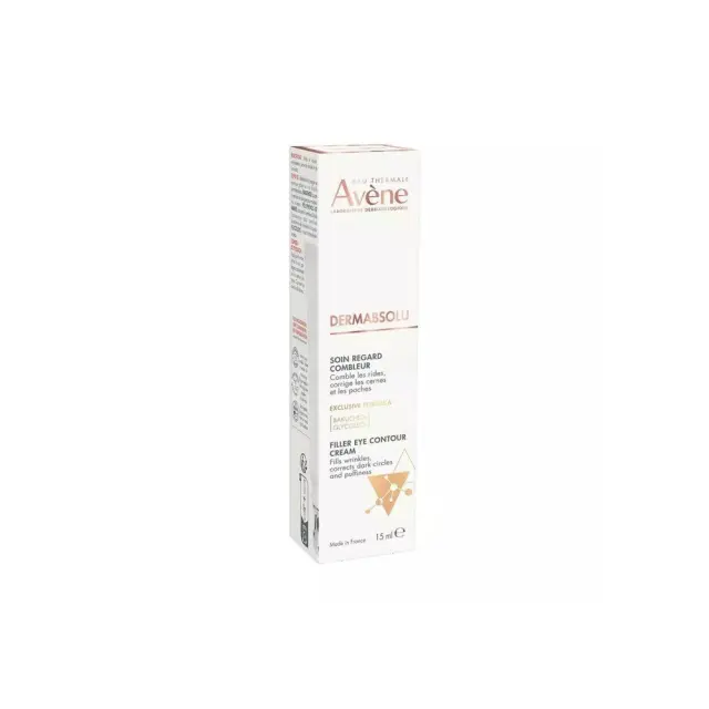 Avene DermAbsolu Filler Eye Contour Cream Κρέμα Ματιών για Ρυτίδες, Μαύρους Κύκλους & Σακούλες, 15ml