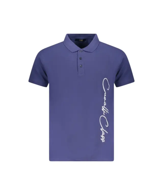 Cavalli Class - Ανδρική Μπλούζα T-Shirt Polo Short Sleeve TXT64FJD060-04551 Μωβ - M