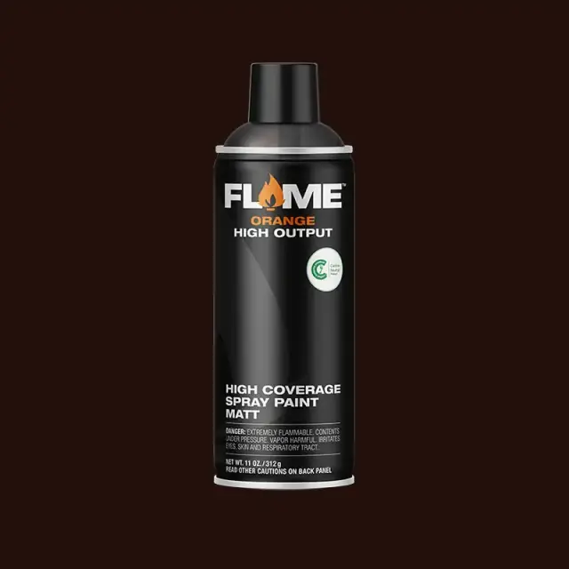 Flame Orange Spray Paint 400ml FO-710 Chocolate