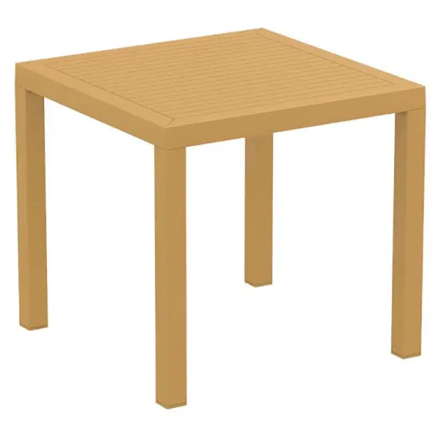 Τραπέζι ARES Teak PP 80x80x75cm