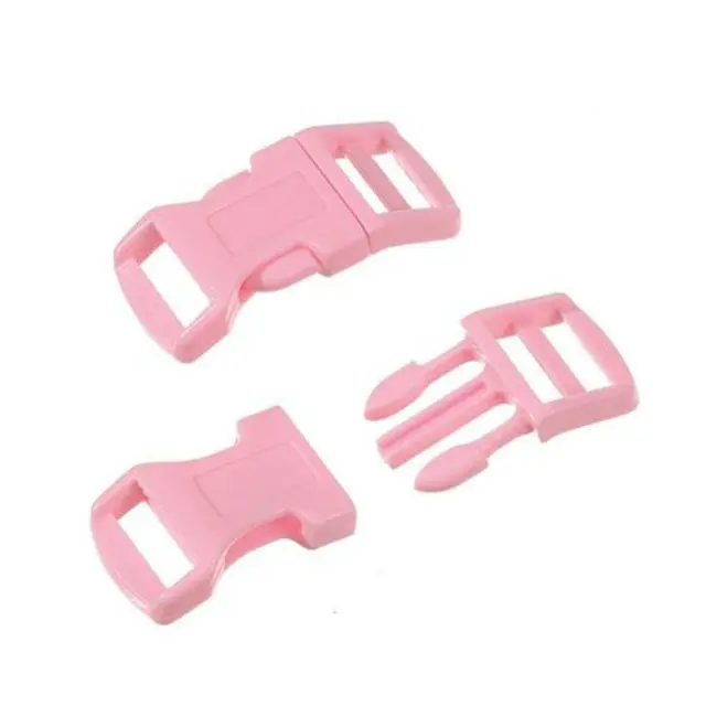 Κούμπωμα Κλιπ 16/20mm για Paracord 8τεμ – Light Pink