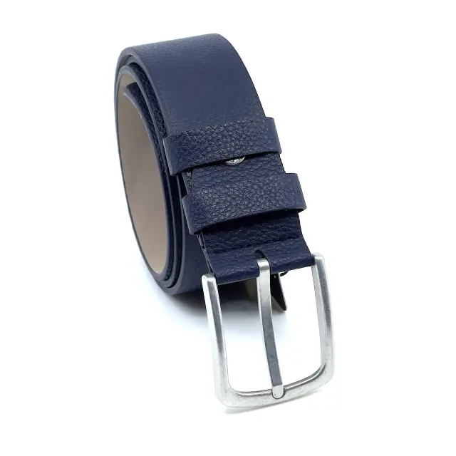 Μπλε Ζώνη P.U. Leather 4 cm - 130cm 3
